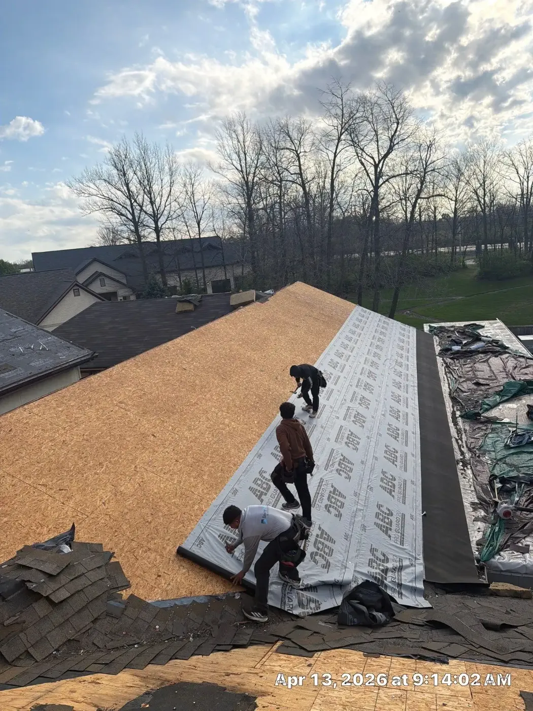 Flashing and seam work in LaGrange